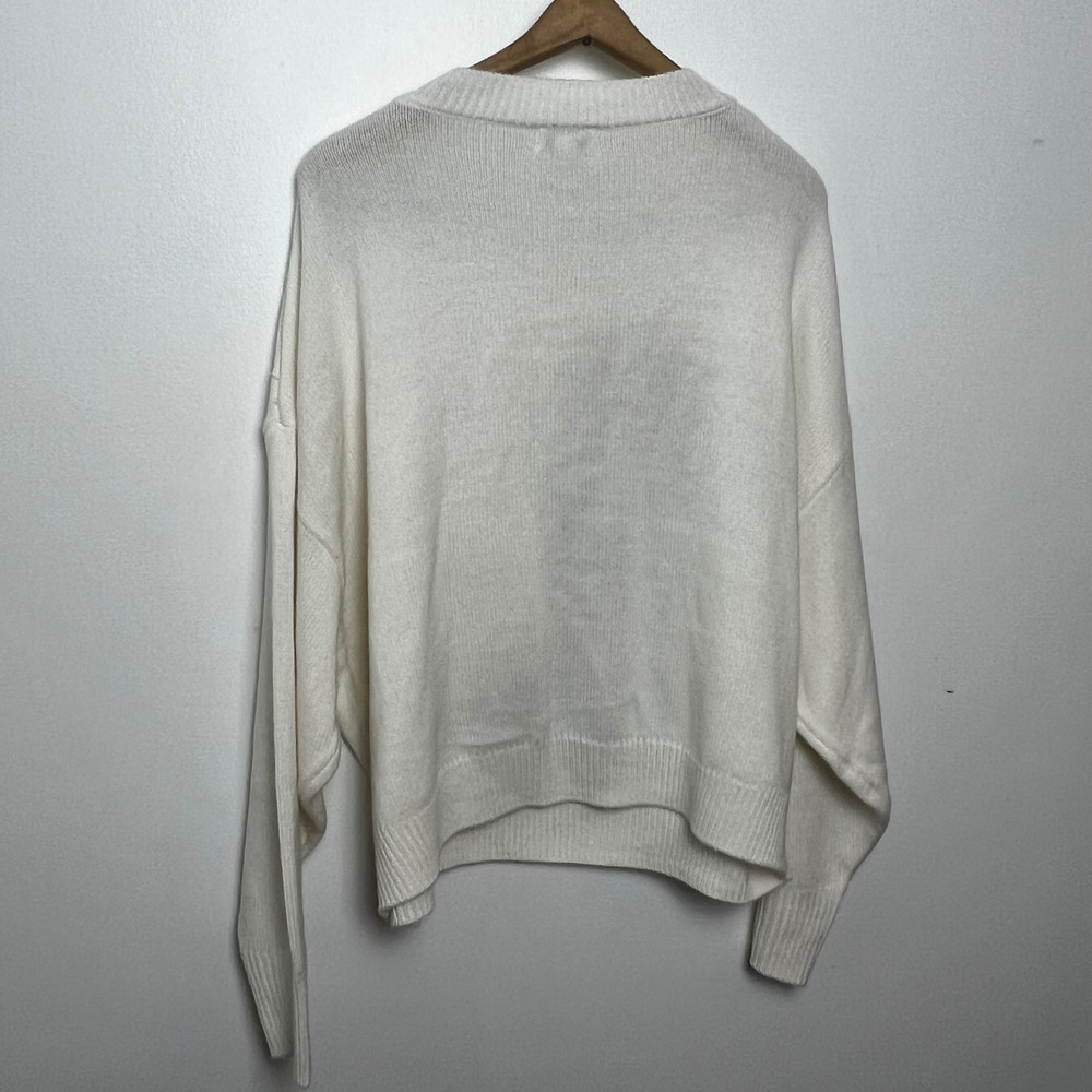Wrangler Retro Womens XL Cream Cowboy Boot Graphic Knit Sweater - Picture 5 of 5